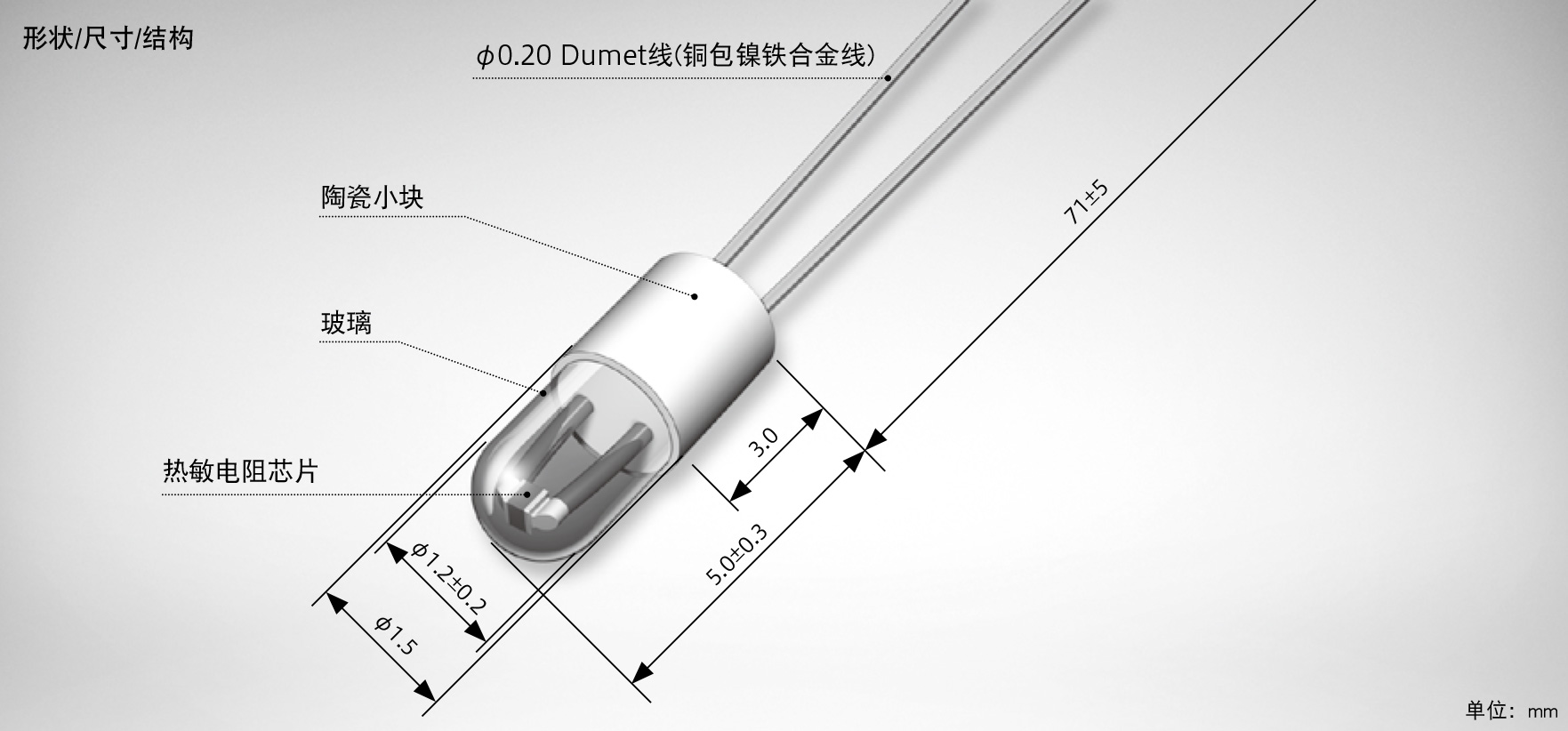 NSII-E3形热敏电阻